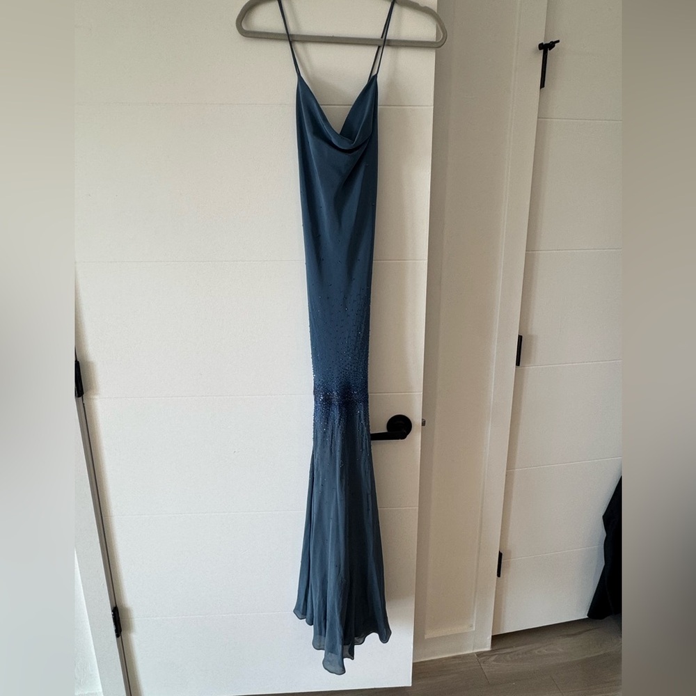 Elegant Blue Evening Gown